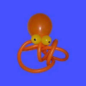 Ballon-Entertainer Krake oder Oktopus